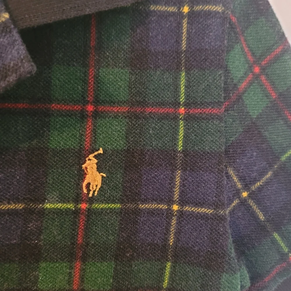 Polo Ralph Lauren Plaid Polo Shirt Kids Size 7